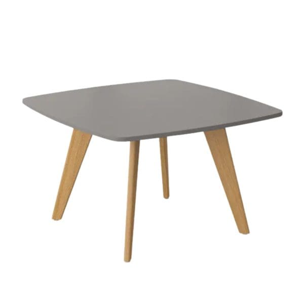 Evolve - Meeting Tables with Oak Legs - Shaped Square Tables