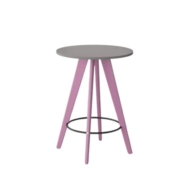 Evolve - Poseur Height Meeting Tables with RAL Painted Legs - Circular Poseur Tables