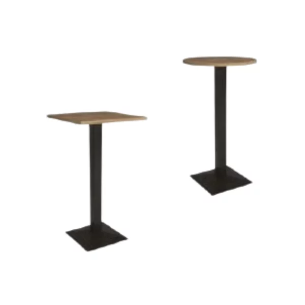 Poseur Circular And Square Tables