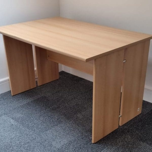 Panel Leg Beech Desk