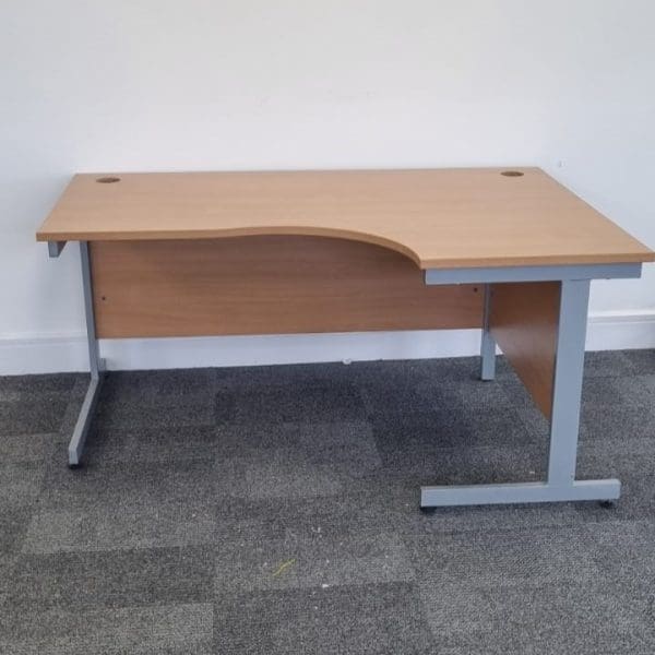 Beech Right Hand Desk