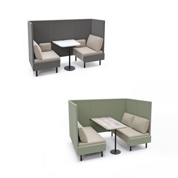 Lounge - 2 & 4 Person High Back Open Meeting Booth