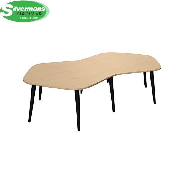 Mastermind Flow - Shaped Low Table – 2 Piece Top