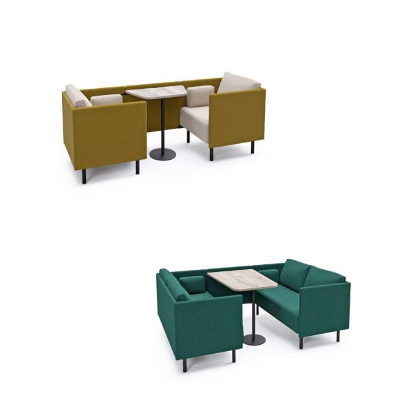 Lounge - 2 & 4 Person Low Back Closed Meeting Booth