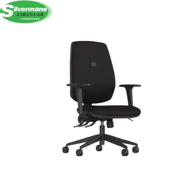 IT250/AMF - MOULDED HIGH BACK, MEDIUM SEAT WITH MULTI-FUNCTIONAL ARMS