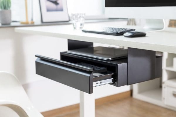 Compact Steel Under-desk Storage Drawer (Pedestal Replacement)