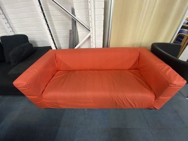 Orange Sofa 2 Seater