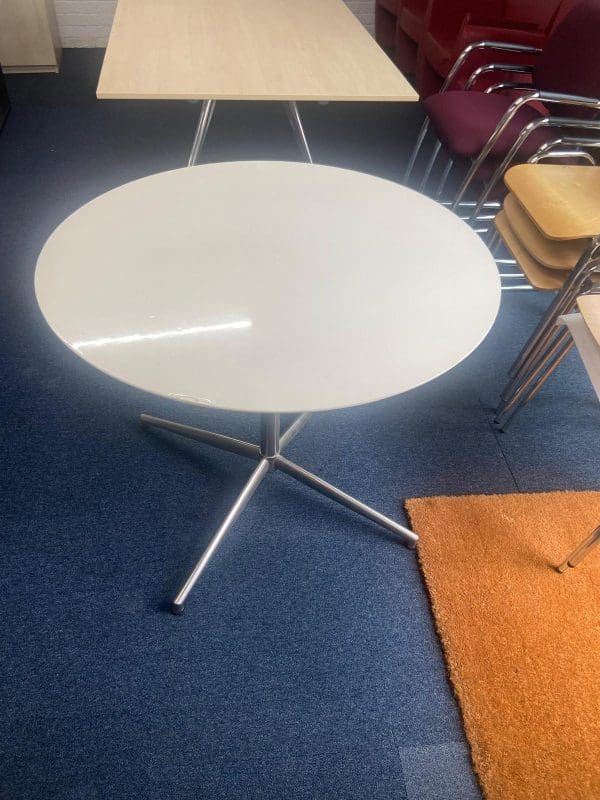 Round White Table