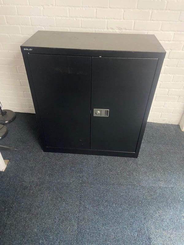 Bisley 1/2 Cupboard Black 1000 x 920 x 400