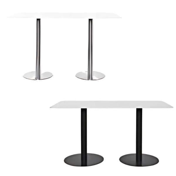 Athena Rectangular Poseur Tables 1075H