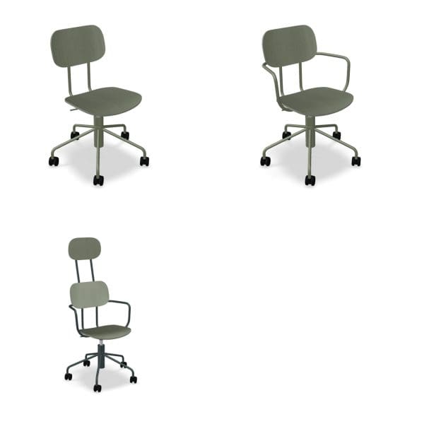 New School - Plywood Chair With Height Adjustment